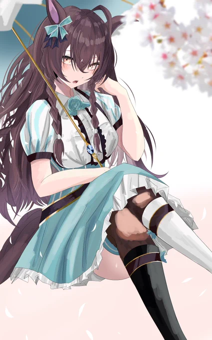 メジロブライトとソメイヨシノは春の季語
#ウマ娘 #メジロブライト 
