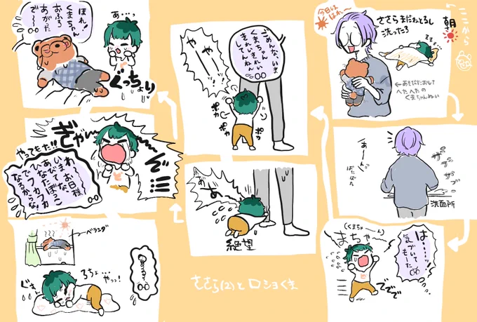 某くまちゃんを洗濯されちゃうササ 
