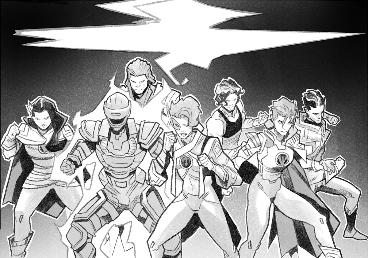 SimoneRagazzoni's tweet photo. "Anyone else thinking what I'm thinking?"
"That someone wants an ass kicking?" ⚡

From Power Rangers Universe #4
Story by @nandelfinger, colors by @iacono_mattia, art by me.

For @boomstudios https://t.co/PSkATiJJtF