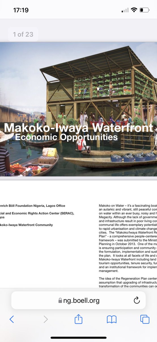 JB_GeogTeacher's tweet image. Urban planning for urban poor in Makoko/Iwaya. Found this article from Fabulous Urban. Article expands on opportunities linked to the neighbourhood hotspots. ng.boell.org/sites/default/…