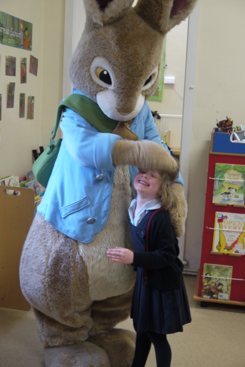 BelmontGrosveno's tweet photo. One more day until we break up for the #EasterHolidays and our #northyorkshire #primaryschool pupils enjoyed a visit from #PeterRabbit today #happychildren #happyprogress https://t.co/tr0niJtQP5