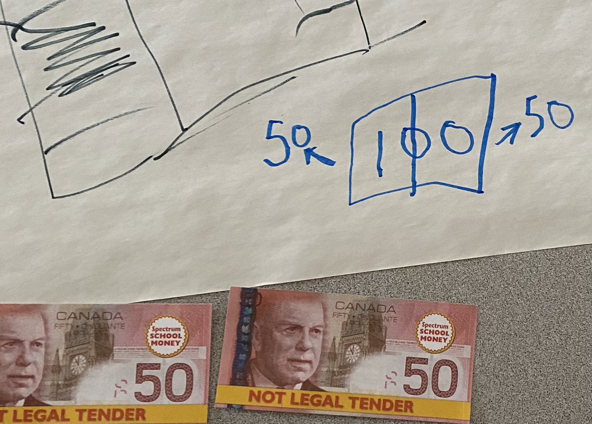 AllieCarson92's tweet photo. When a notice/wonder turns into fair share and counting by 5s #proudteacher #OPPS @orchardparkdsbn https://t.co/1zRJ7LdQJK