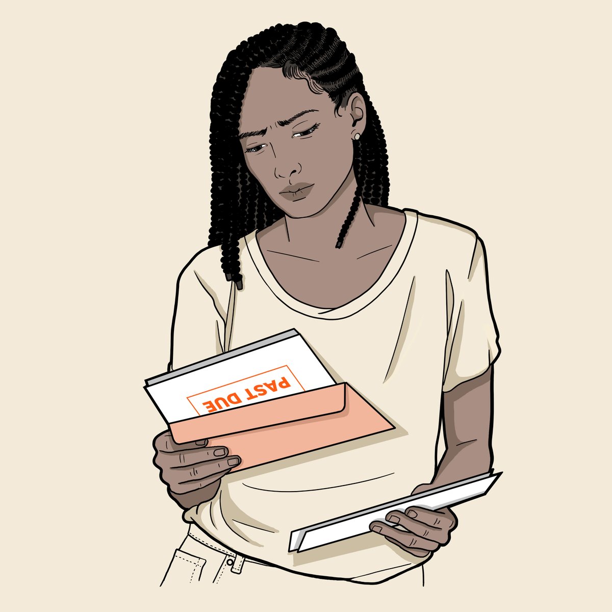 Imagine you missed a rent payment. Now, you could lose your home in less than a month. This is how it happens.

Read our graphic novel on the evictions crisis for Black women: bit.ly/3M0p05R