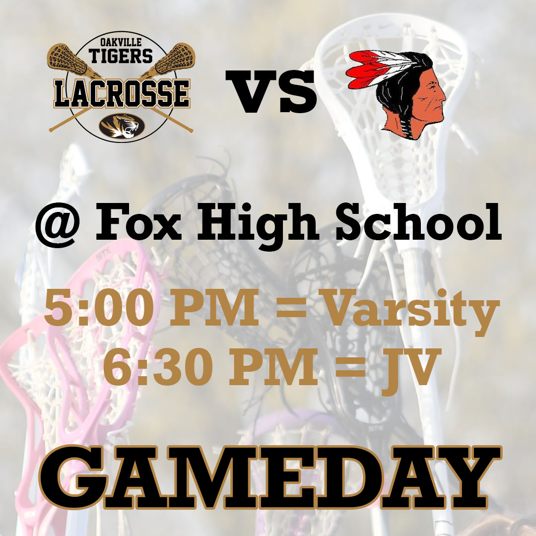 We're traveling to Fox High School today!  #ohslax #stllax