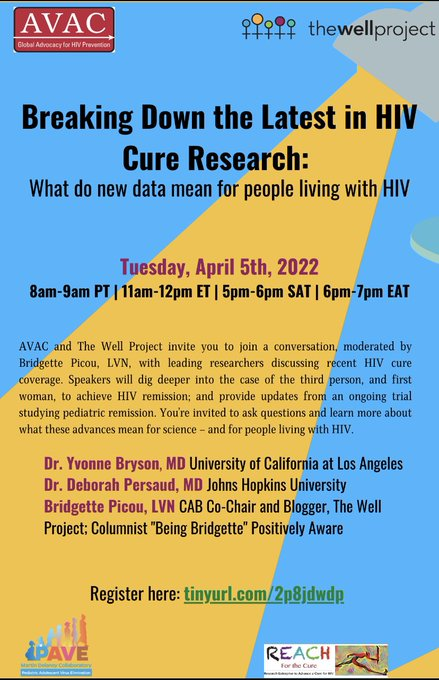This was a fantastic discussion about HIV cure research!  Looking forward to more conversations like this and de-mystifying the science