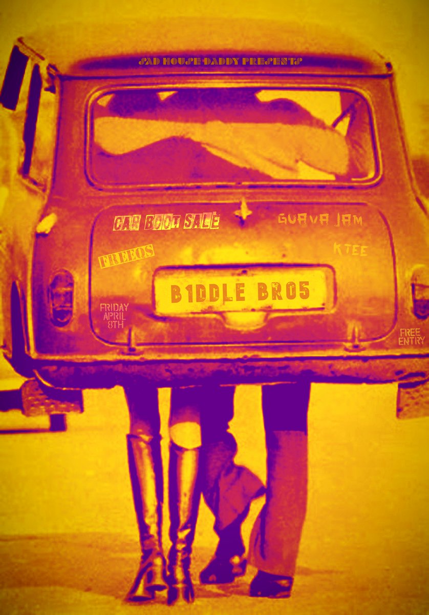 sadhousedaddy1's tweet photo. Live at Biddle Bros in east London this Friday:
Car Boot Sale
FREEQs
Guava Jam
KTEE
https://t.co/8bUduDPquc
7pm, FREE ENTRY!
#livemusic #gig #event #music #biddlebros #hackney #clapton #eastlondon #freeentry #friday #indierock #indiepop #ktee #guavajam #freeqs #carbootsale https://t.co/DjpnUQmuvo
