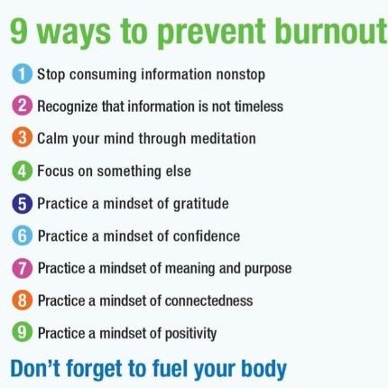 Do you know that burnout corrodes the soul to a point where it deflates?

Here are ways you can cope with burnout.

#mentalhealthinitiative 
#mentalstrength 
#copingwithburnout