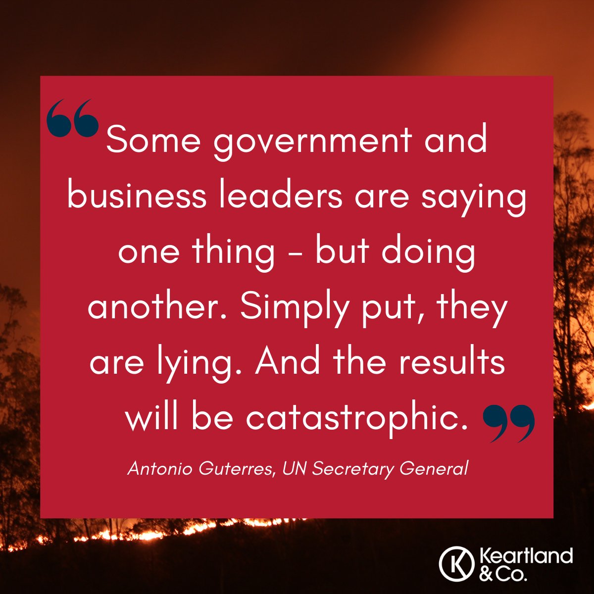 Yesterday’s climate change report makes it clear it’s now or never for action.

If you want your business to be here in 10 yrs then now's the time to act. To challenge assumptions &amp; create a new status quo.

Will you be one of the leaders who does that?

#netzero #innovation