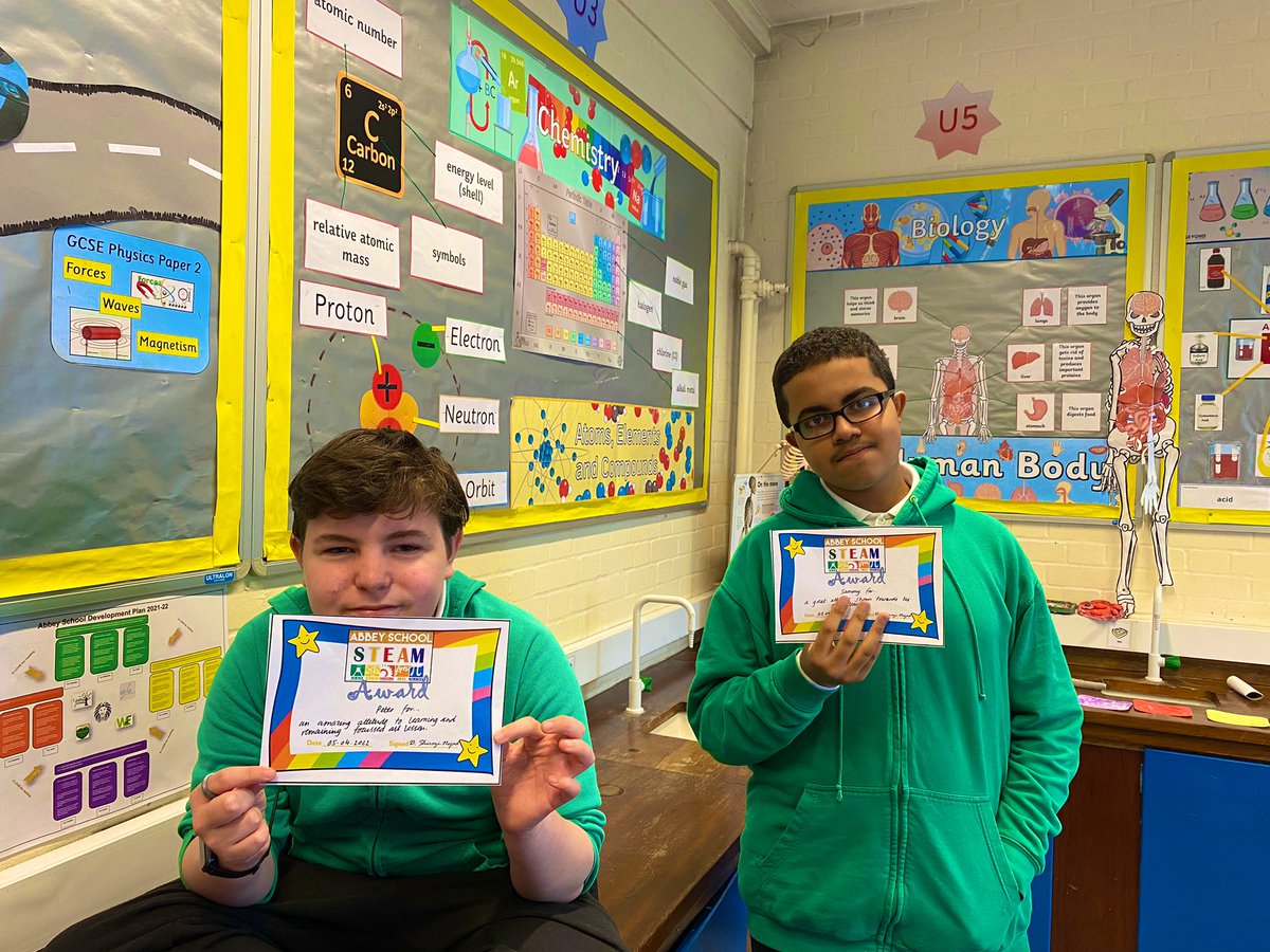 AbbeysU6's tweet photo. Another great #AbbeySTEAMWeek project with Upper 6, working on our marble runs! https://t.co/2eoM0aBZH5
