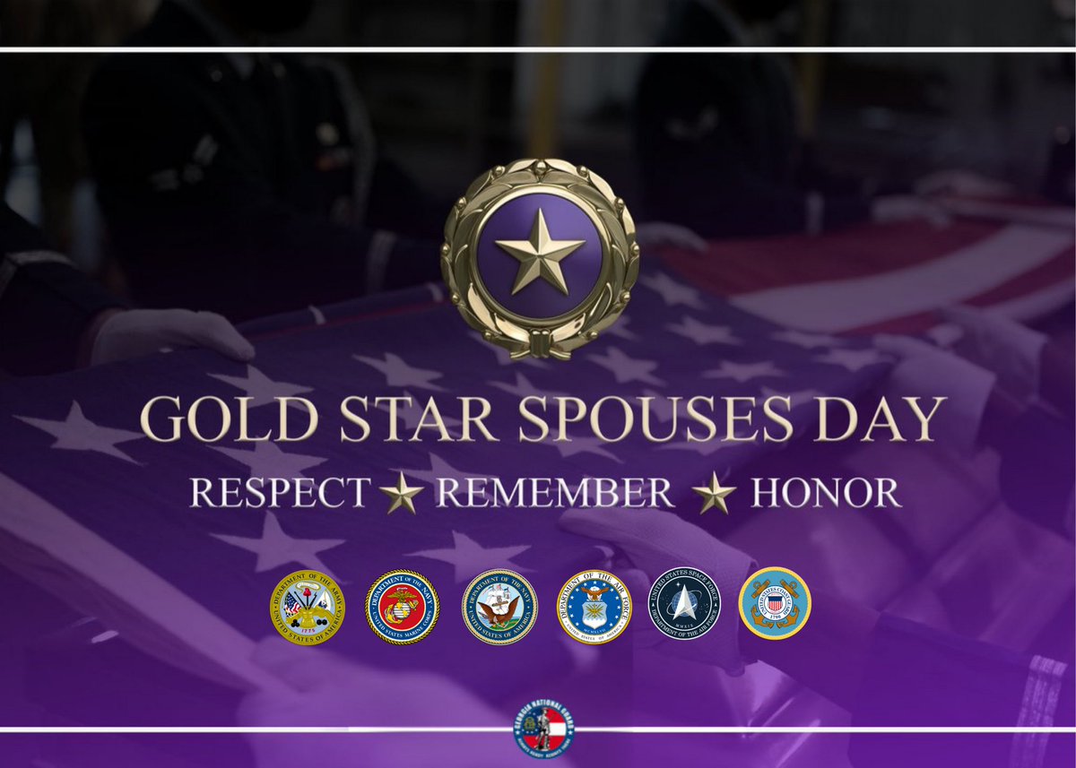 Today on Gold Star Spouses Day, we honor the loved ones of military service members that gave the ultimate sacrifice for our country. 🇺🇸#NeverForget #GoldStarSpouses