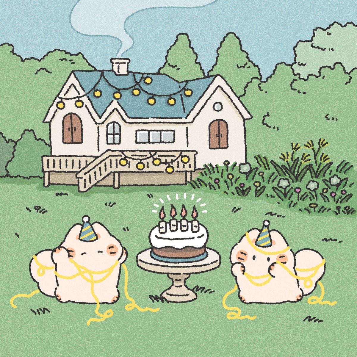 오늘은 마요의 4번째 생일이에요!
🎂Happy birthday🎉