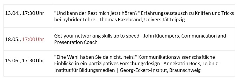 @digikomm@mastodon.online (@dgpuk_digikomm) on Twitter photo Save the date: am 13. April um 17:30 Uhr findet unser nächster #mittelpunkt statt! Passend zum Semesterstart sprechen wir über hybride Lehre, mit einem Impuls von Thomas Rakebrand <a href="/UniLeipzig/">UNIVERSITÄT LEIPZIG</a>! 💻👩🏫Wir freuen uns auf euch!
🚩Anmedung: bit.ly/3NKzxUp Save the date: am 13. April um 17:30 Uhr findet unser nächster #mittelpunkt statt! Passend zum Semesterstart sprechen wir über hybride Lehre, mit einem Impuls von Thomas Rakebrand <a href="/UniLeipzig/">UNIVERSITÄT LEIPZIG</a>! 💻👩🏫Wir freuen uns auf euch!
🚩Anmedung: bit.ly/3NKzxUp