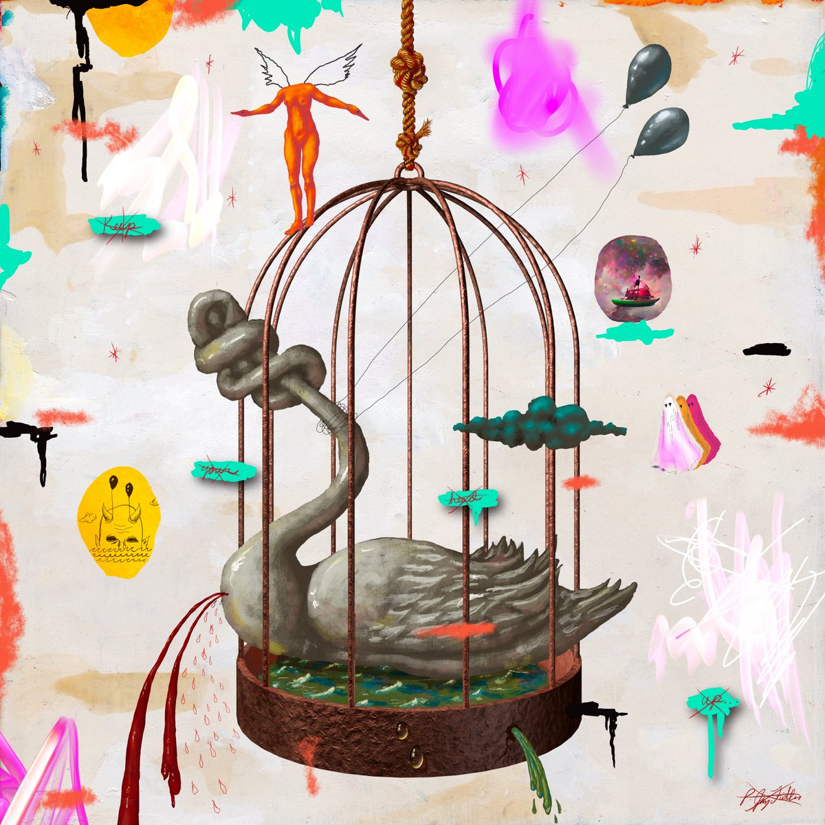 🖤🔥Cages 11 "Keep Your Head Up..."🔥🖤
We all need to be reminded to keep our head up every now and then...

This is the last available cage from the first drop!
Get It here
opensea.io/assets/0x495f9…