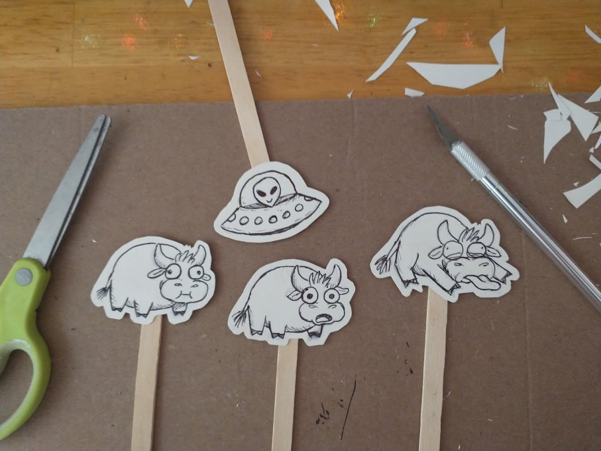 GameRompStudios's tweet photo. Craft time! Huh, I wonder what this could be for... 🤔 #papercraft #indiedeveloper #indiegame https://t.co/ldhqVPYLz5