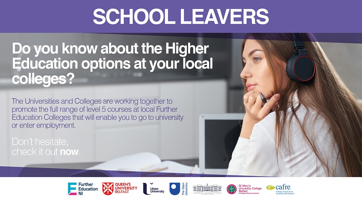 Further_NI's tweet photo. We have partnered with colleagues across the Higher Education sector to showcase alternative routes to university at local Further Education Colleges across Northern Ireland.
Make sure to check it out! https://t.co/i7sonaPbne