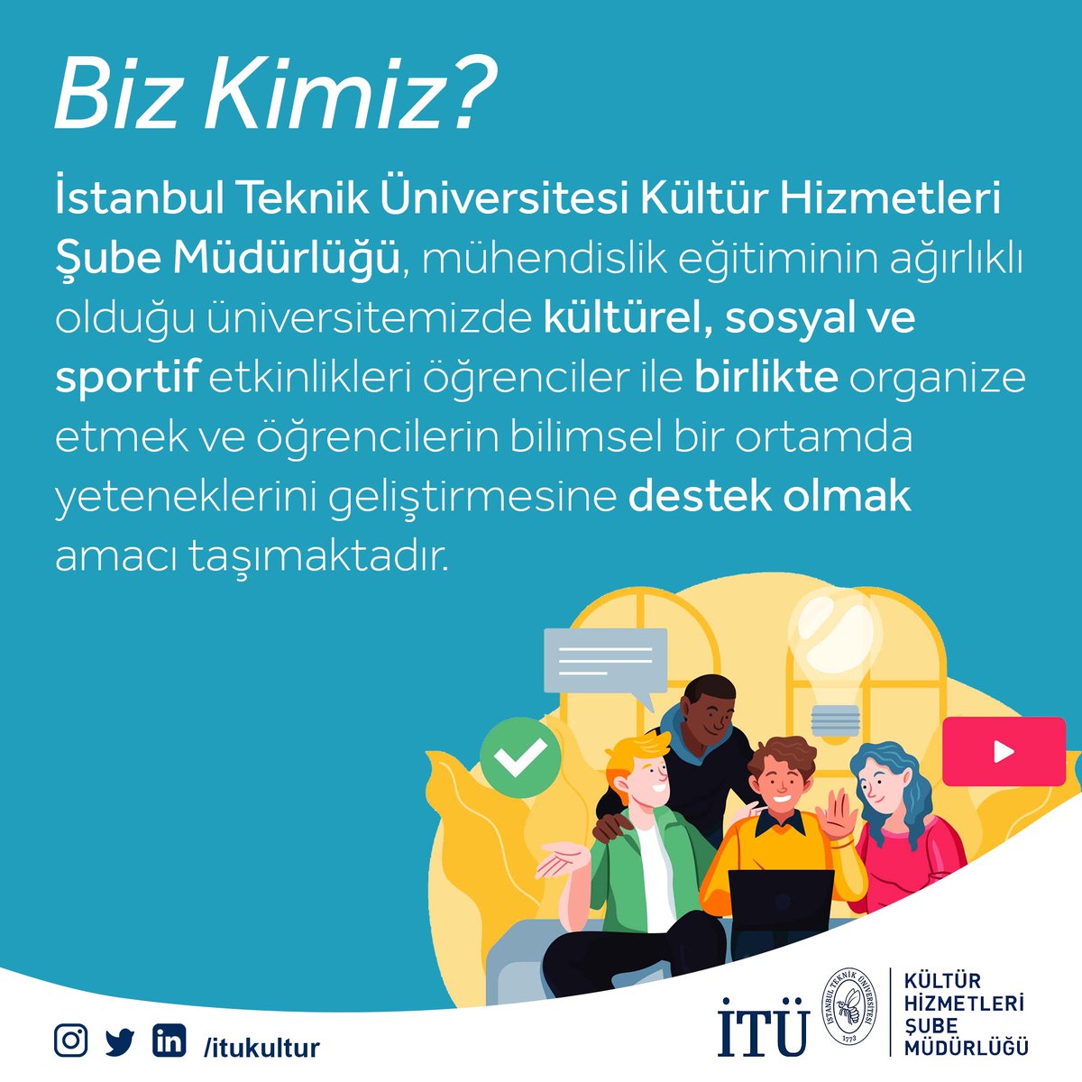 İTÜ Kültür Hizmetleri Şube Müdürlüğü tweet media