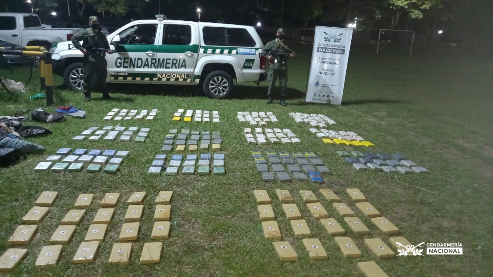 Cargaba 244 kilos de cocaína.