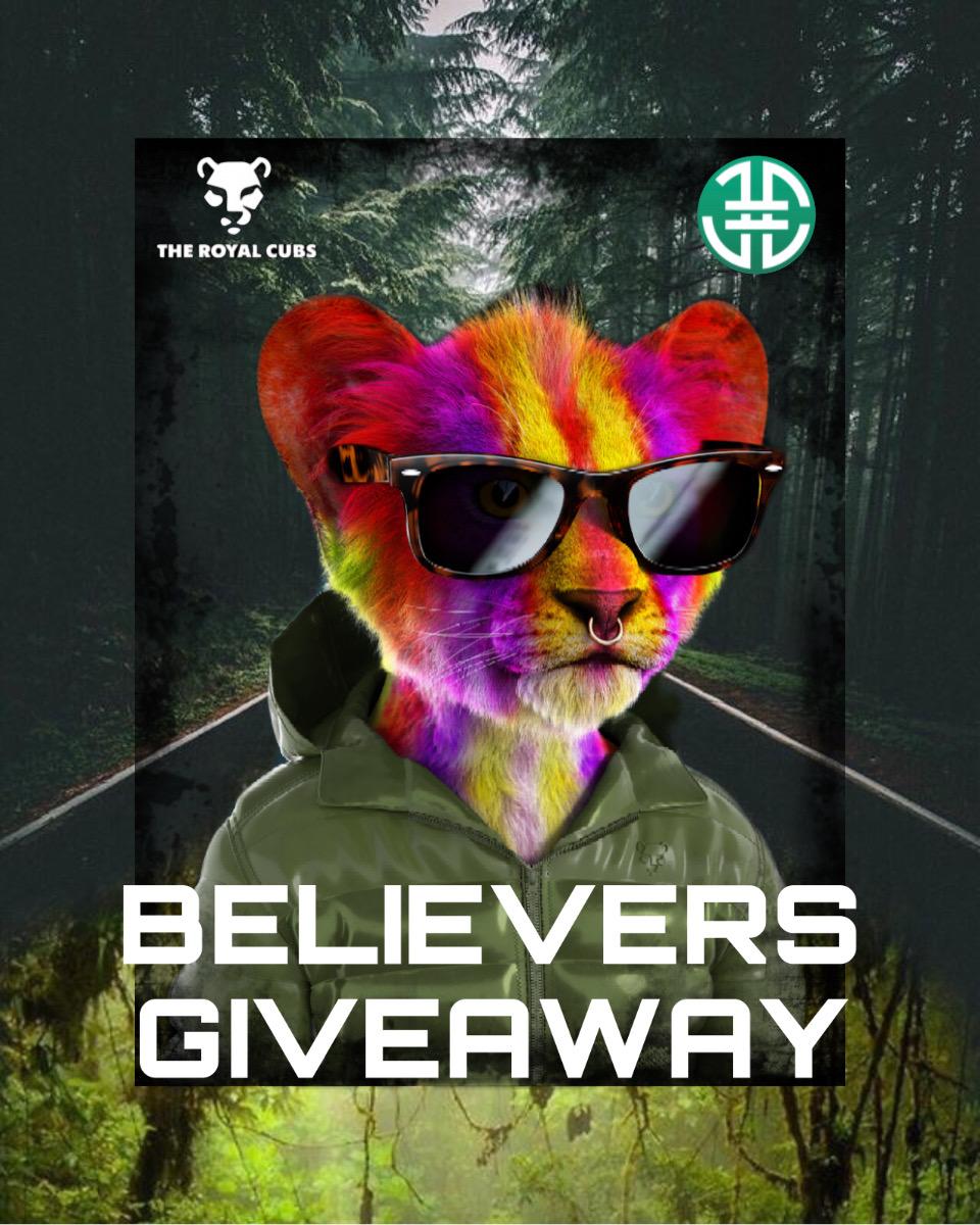 A contest for the true believers! 🎉

To enter:
1. Buy a cub 🦁
2. Stake your cub 🥩

Starts: April 5th 4pm UTC
Ends: April 12th 4pm UTC

10 winners will receive 500 $JUNGLECOINS 🔥🚀

Let’s go!!

#SpreadTheRoar #NFT #NFTCommunity
