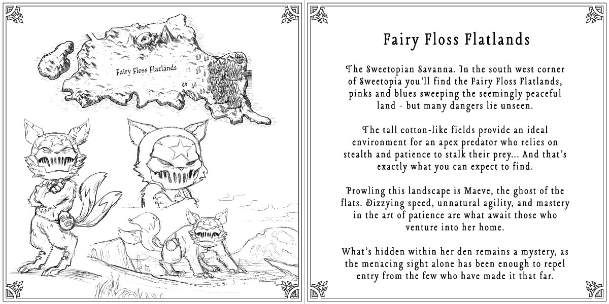 CandyHuntersNFT's tweet photo. #candycrew, Meave awaits! 

The Fairy Floss Flatlands, home to Maeve, is just one chapter of the epic story that you will experience in #Sweetopia. 

Let's jump on this adventure together! https://t.co/ONISK6QHXd