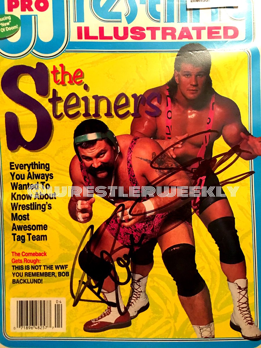 wrestlerweekly's tweet photo. WRESTLER WEEKLY #wwTuesdayTakeaway takes a look at a year in time & compares WORLD TAG TEAM CHAMPIONS! #NWA vs #WWF This week we look at the champions on this day April 5, 1991 #WCW #TheSteiners vs #WWF #TheNastyBoys Got a Favorite? https://t.co/oY8eXqZDLQ