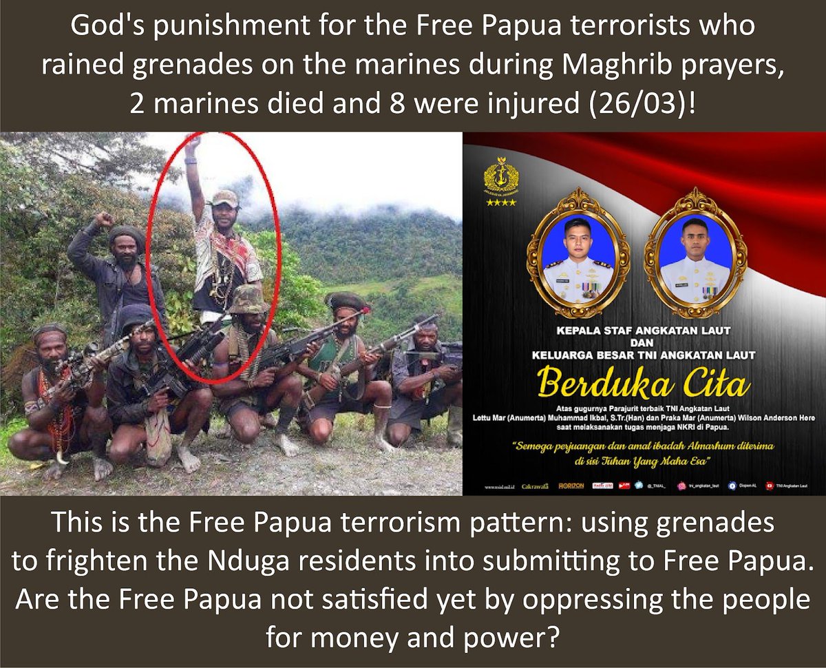NNatalius__'s tweet photo. @AntonGomezReino of free Papua? One of the victim's hand was crushed by a grenade because at that time he was also worshiping! https://t.co/IoBs13DjET https://t.co/NLHGTJPYSG