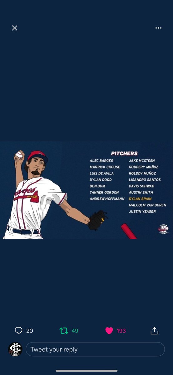 BaseballMaroons's tweet photo. Congrats to 2016 Maroon alums @alec_barger6 and @TannerGordon53 on making Atlanta Braves High A roster! #GRIND https://t.co/t8sKYWuLG3