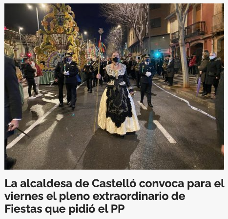 csinformacion's tweet photo. La alcaldesa de @AjuntCastello  convoca para el viernes el pleno extraordinario de #magdalena2022  que pidió el @popularescs 
https://t.co/IRBI4AYogT https://t.co/NBqFcVb2Lf
