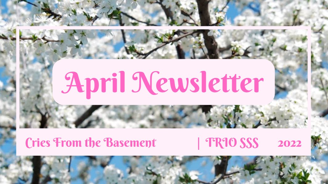 Our April Newsletter Video is now available on youtube! Follow the link below to check it out! 😁🙂

youtu.be/rpFfroX_5HE
