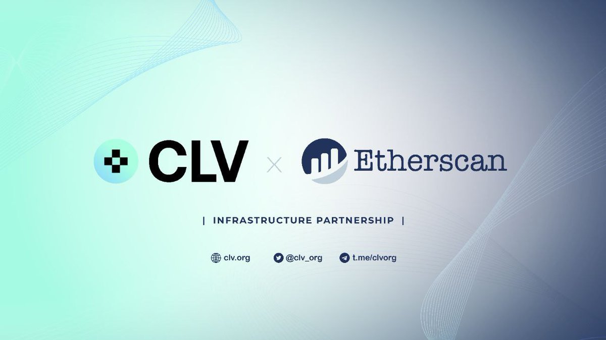Lucent_Network's tweet photo. 🍀@clv_org is stoked to partner with @etherscan ,the unsung hero of blockchain usability, creating a top-notch explorer for the CLV
☑️This Instance of #Etherscan on CLV will be named #CLVScan, launching with core features that Etherscan offers
➡️Clvscan: https://t.co/2P3k4boo19 https://t.co/XJ1afzjBAk
