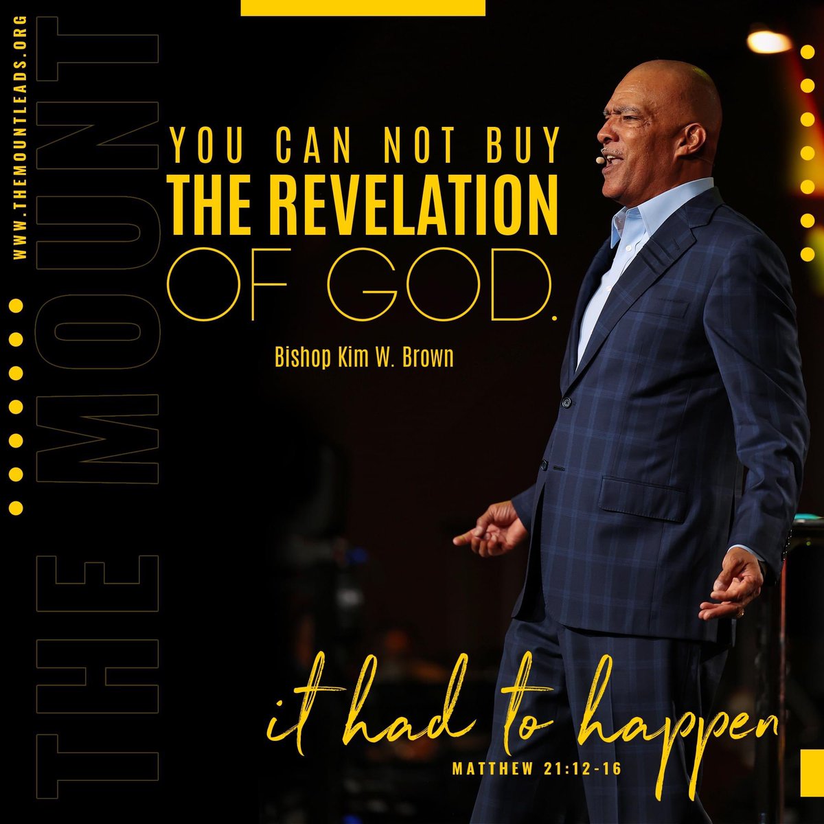 themountleads's tweet photo. If you missed this Sunday's message "It had to happen" do yourself a favor and go watch it on YouTube! #ItHadToHappen @TheMountBishop https://t.co/BaRj1MpaUW