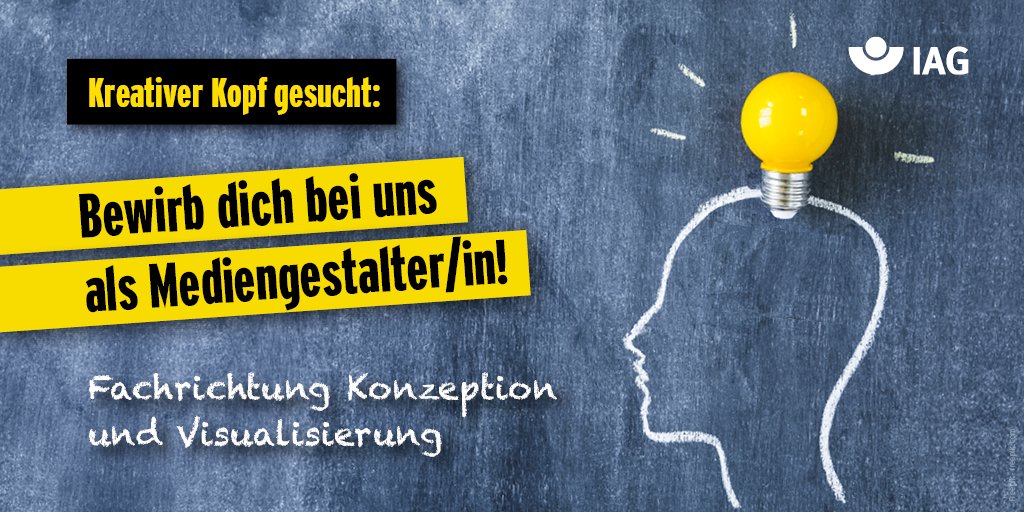 dguv_iag's tweet photo. #Jobangebot! Du bist kreativ, voller Ideen und hast gute Kenntnisse in der Adobe Creative Suite? Dann werde Teil unseres Teams im Bereich Kommunikations- und Mediendesign! Wir suchen ab 1. Juni 2022 eine/n Mediengestalter/-in. Bewirb Dich unter: 👉 https://t.co/fYP53RG1qm 
@DGUV https://t.co/xLaV2pD2jQ