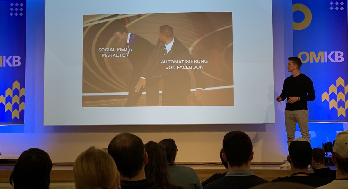 Den Lachern nach zu urteilen, identifiziert sich hier der eine oder andere Social Media Marketer mit diesem Meme. 😂 #OMKB22