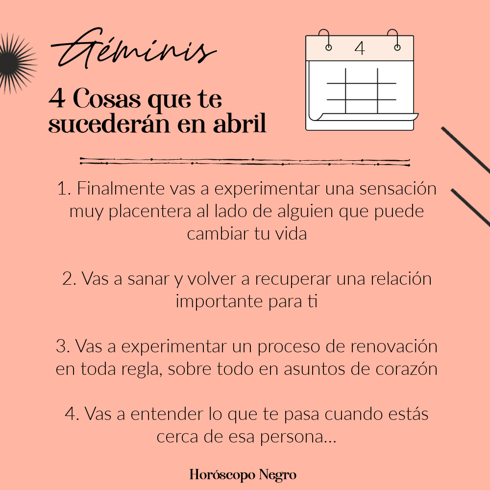 geminis_hn's tweet photo. 4 cosas que te sucederán en abril ✨🔮✨ #geminis #horoscoponegro https://t.co/SuRAqfADRb