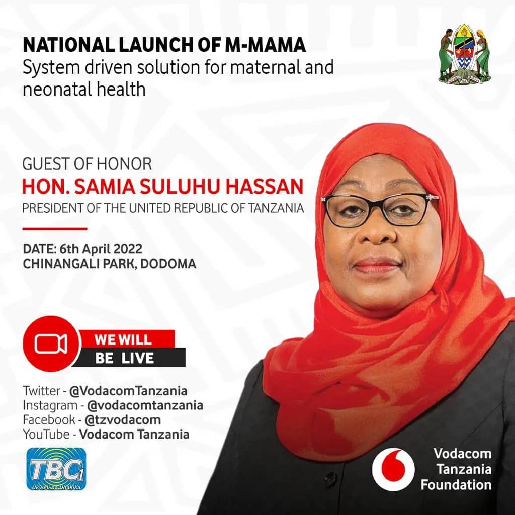 Sitho Mdlalose (@sithomdla) on Twitter photo Looking forward to the formal launch of our M-Mama programme tomorrow with Her Excellency, President Samia Suluhu Hassan as our guest of honour. Please join us live, details below.<a href="/vodacomtzfound/">Vodacom Tanzania Foundation</a> <a href="/VodacomTanzania/">Vodacom Tanzania</a> Looking forward to the formal launch of our M-Mama programme tomorrow with Her Excellency, President Samia Suluhu Hassan as our guest of honour. Please join us live, details below.<a href="/vodacomtzfound/">Vodacom Tanzania Foundation</a> <a href="/VodacomTanzania/">Vodacom Tanzania</a>