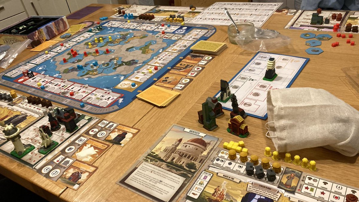 ZatuGames's tweet photo. Have you got a favourite game for March? 📆
Cause we have! 😊
Read all about them in our latest two blogs covering what we've been playing this month, and the ones we enjoyed the most 📰
Read now - https://t.co/MuUXjl8F9H 🧾
#bgg #bggcomunity #blog #blogger #boardgame #game https://t.co/ZOIx0iPnDe