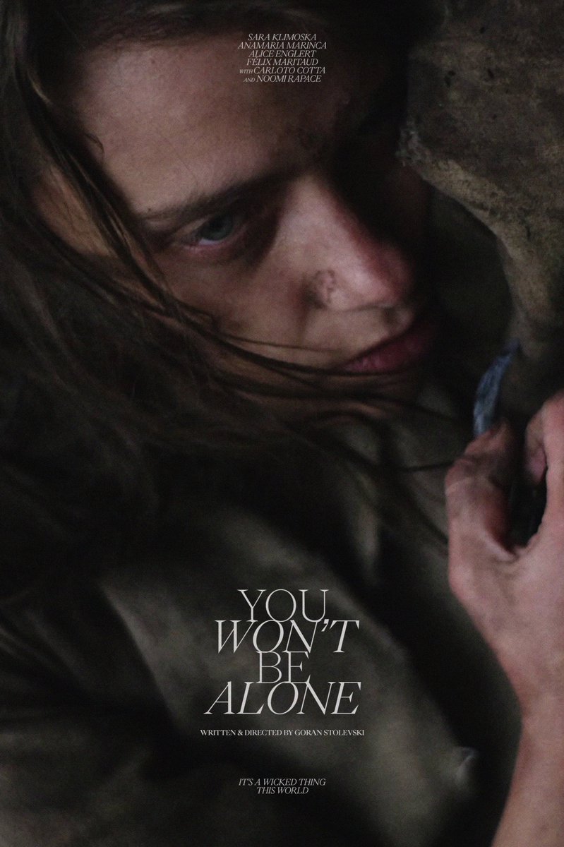 AgustinrMichel's tweet photo. Alternative movie poster for Goran Stolevski's 'You Won't Be Alone' (1/3) https://t.co/Ud18EeFBZb