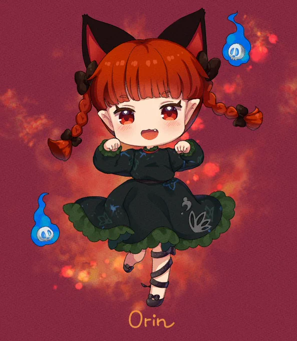お燐ちゃん🔥🔥🔥
#東方Project 