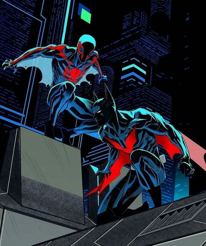 RT @chrisarrant: Spider-Man 2099 and Batman Beyond by Dan Mora https://t.co/1QdfwJLgcE