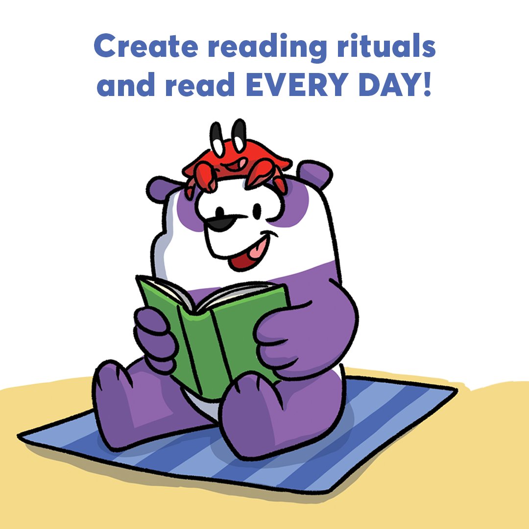 squarepanda's tweet photo. 📚 At Home Reading Tip for Kids- Create reading rituals and read EVERY DAY!
#SquarePanda #EarlyLiteracy #TipsForReading #ReadingTipsForKids #AtHomeLearning https://t.co/N9H5w41jRc