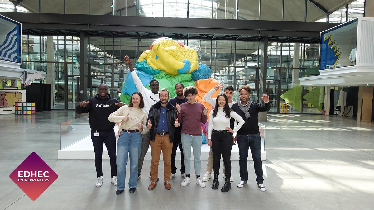 EDHEC_BSchool's tweet photo. Bienvenue à nos nouvelles startups !

Il y a quelques jours, #EDHECEntrepreneurs accueillait 6 nouvelles startups, lauréates du programme #frenchtechtremplin 2022 : Ad'Coin, Cookler, #GlowApp, Shin E-Gaming, Vestale et @ballnconnect ! Félicitations 🙌 https://t.co/Nq9rpQDZ5b