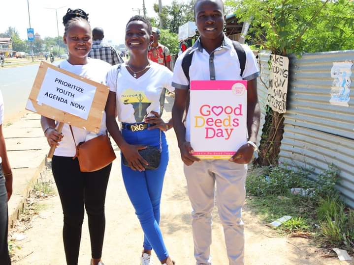 Good deeds  day!
Enhancing peaceful cohesion before and during elections in Kenya.
<a href="/Lacot2020/">Lakshore For Community Transformation(LACOT)</a> 
<a href="/SamsonOnditi12/">Cde Samson Onditi</a> 
<a href="/jordy546JEW/">Jordy</a> 
<a href="/AWinnfred/">Aseyo Winnfred</a>
<a href="/Berylawino35/">Beryl</a>