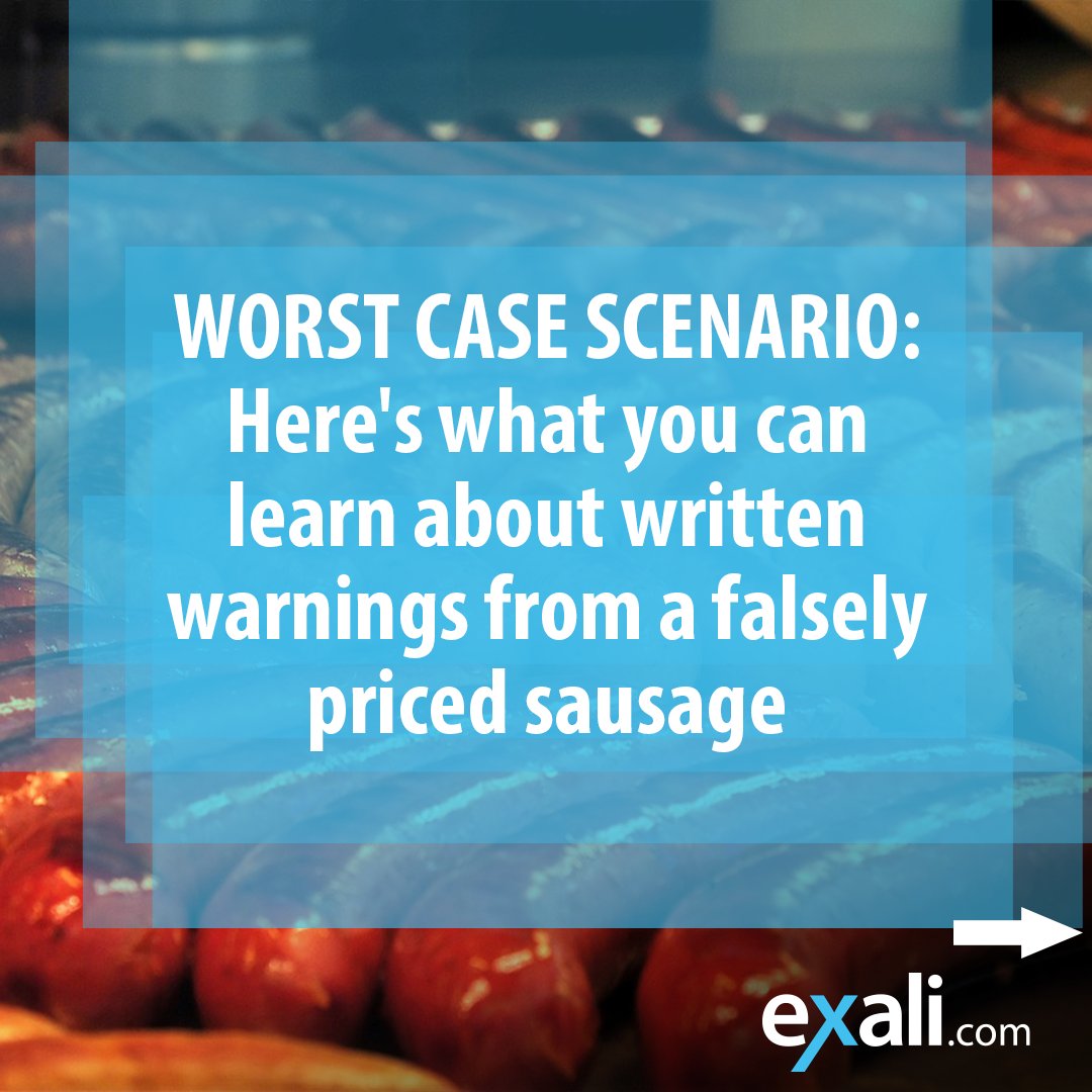 exali_com's tweet image. #Advertising has its pitfalls. An #online retailer who wanted to advertise his sausages also learned this. Unfortunately, the agency responsible forgot to include the basic price - the #writtenwarning followed promptly. Find out more about this topic here: bit.ly/3DHNqhd