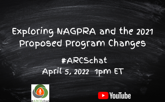 Arcs4All's tweet photo. #ARCSchat on NAGPRA April 5 at 1pm ET, Emergency Help Now!, Membership Survey, & Internship Stipend ARCS Update Vol 7 | Update 7 https://t.co/VPMfdT4eV4 https://t.co/iMGyKCpkNm