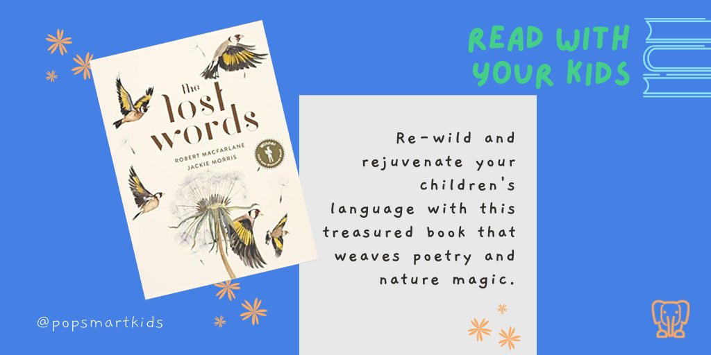 In celebration of National Wildlife Week, here's an enchanting book that captures the magic of poetry and nature to reconnect children with what's wild in the natural world and discover words that are disappearing from their childhood.

#childrensbooks #reimaginingdigitalplaytime