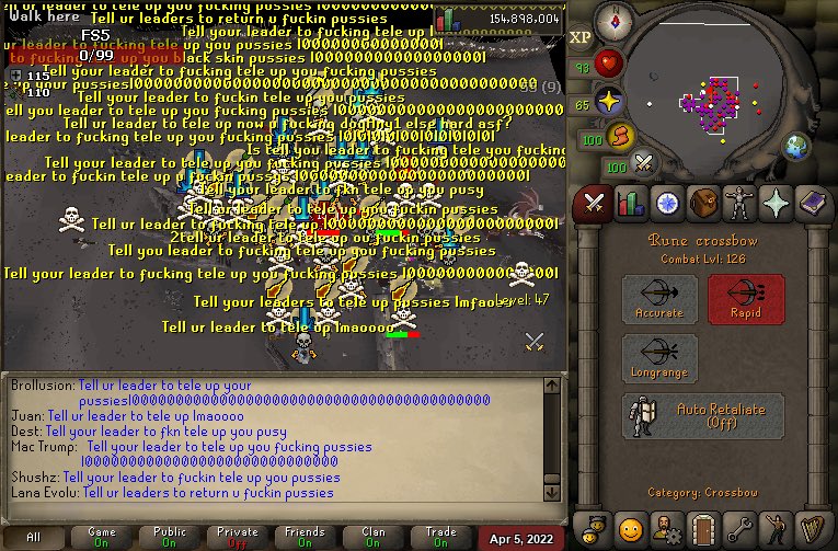 playdeadclan's tweet image. IT JUST GETS EASIER AND EASIER FOR THE KINGS OF EST. WHILE OUR EMOTIONAL MUTT TRIED TO PUT OUT FIRES ON TEAMSPEAK WE ABSOLUTELY FARMED @DeathrowRS 🤣 MAYBE HIDING CAVEBOB A THIRD TIME WASNT A GOOD IDEA!

Topic: playdead-rs.com/index.php?/top…