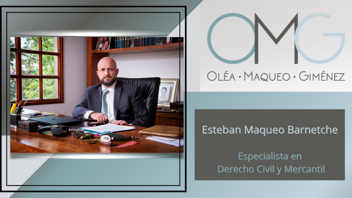 AbogadosTops's tweet photo. Esteban Maqueo Barnetche es otra de las figuras líderes de la Firma @OMGabogados, cuenta con alta especialidad en Derecho Civil y Mercantil;  además de una larga y brillante trayectoria en la materia. 

¡Conoce más! https://t.co/6VEkN7xh3x

#TopsMéxico #LosMejoresAbogados #ética https://t.co/Au1irqtwIJ