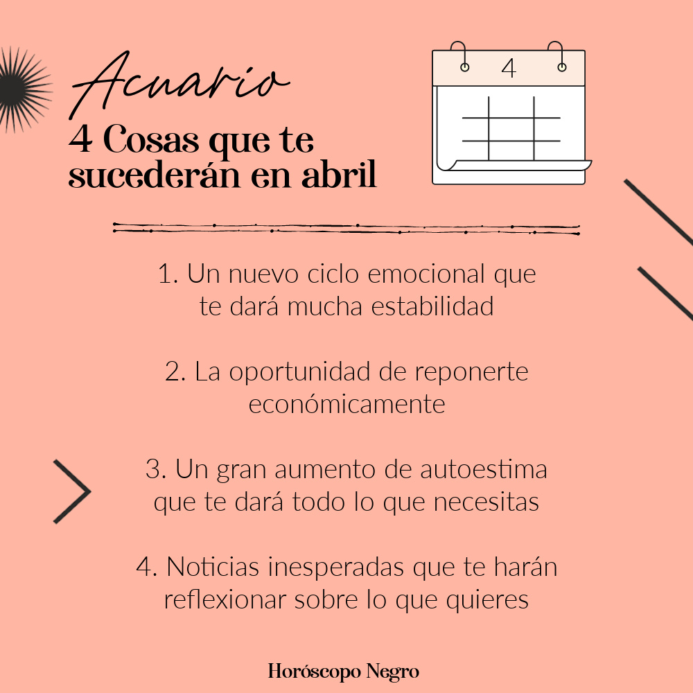 acuario_hn's tweet photo. 4 cosas que te sucederán en abril ✨🔮✨ #acuario #horoscoponegro https://t.co/uoB0cJvZPl