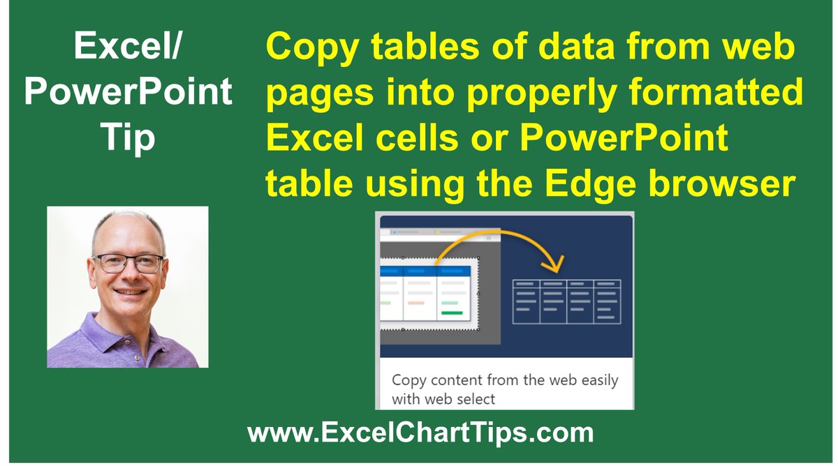 Save time copying tables of data from web pages into Excel or PowerPoint with the new Copy Content feature in <a href="/MicrosoftEdge/">Microsoft Edge</a>. This video shows you how easy it is: youtu.be/EqlTN-5NFs0