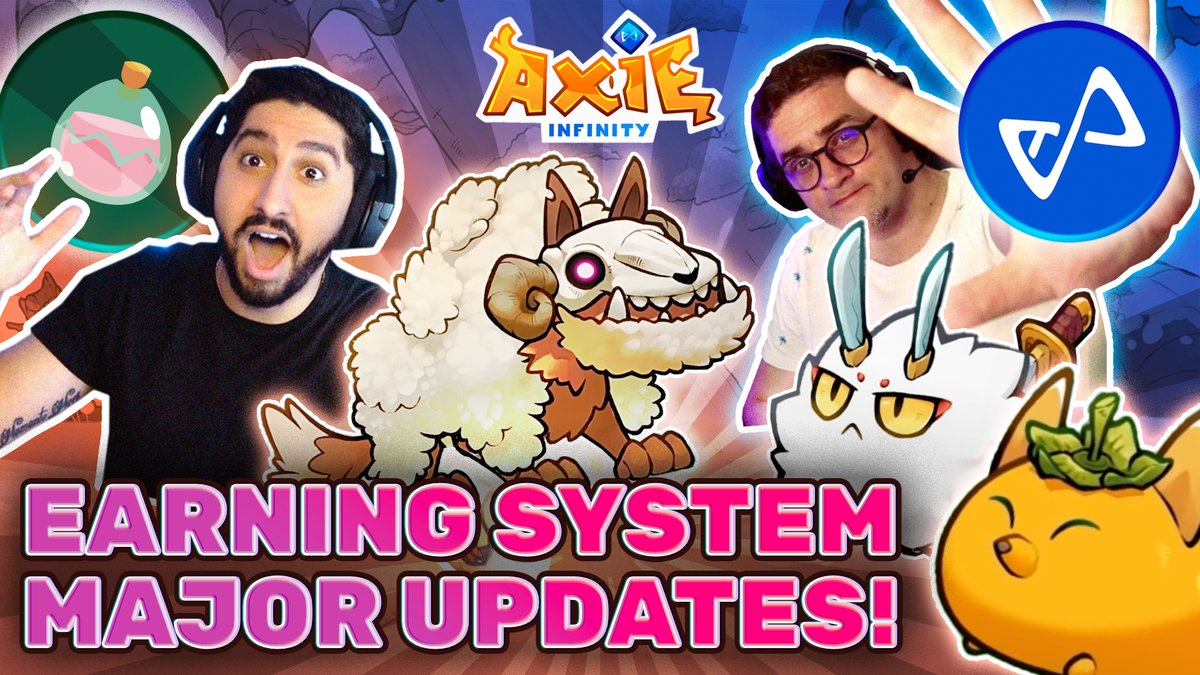 Our #Gaming gurus are back with major updates on the earning system of #AxieInfinity 🚀

Tune in now for some #Axie updates 👇
youtu.be/NuBhDxse3Q0

#UNIXGaming #BlockchainGaming