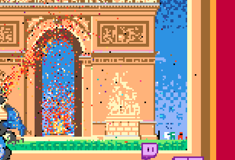 #Cocoricolocal Sur la fresque finale de la #pixelwar on peut reconnaître, sur le piédroit de l'arc de triomphe, le Départ des Volontaires, œuvre du Dijonnais François Rude, dont un moulage est exposé dans le musée du même nom à #Dijon <a href="/museesdijon/">Musées de Dijon</a>